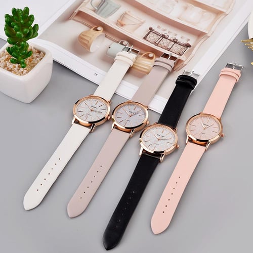 Leather watch for online girls