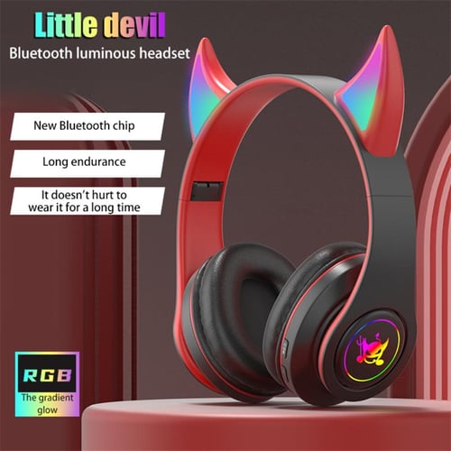 Devil horn gaming best sale headset with mic