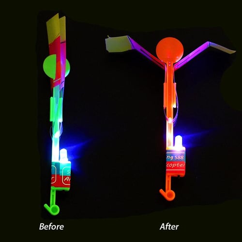 Led light arrow rocket helicopter new arrivals