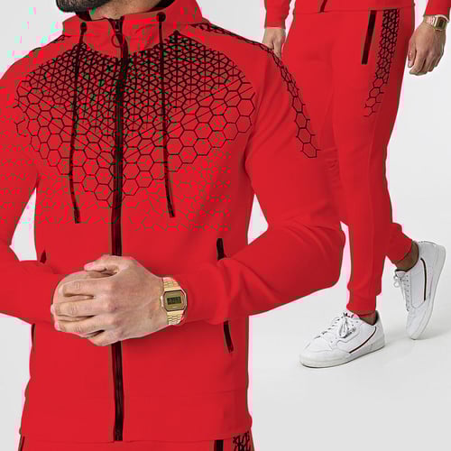 Honeycomb jogging suit shop