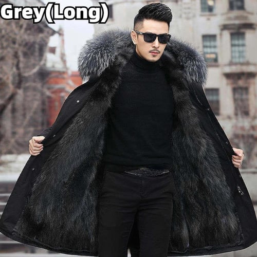 Faux fur coat warm store
