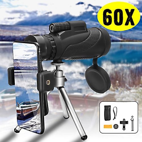 Panda 40x60 hd bak4 monocular low light level night vision phone telescope discount