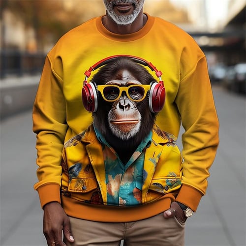 Monkey sweatshirt store