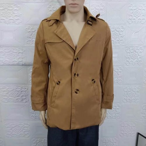 Windproof trench coat on sale