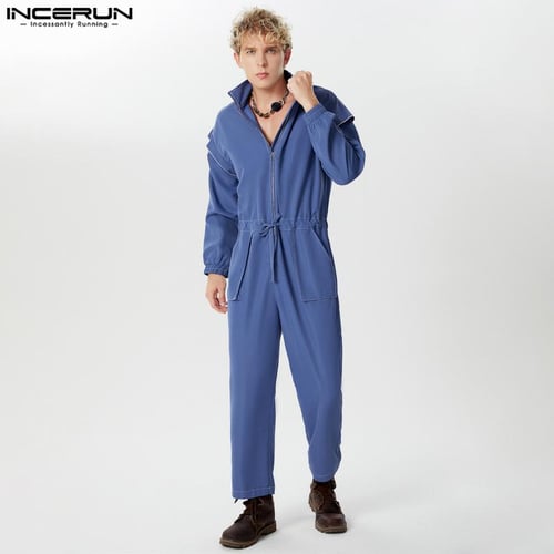Long sleeve striped jumpsuit 2025