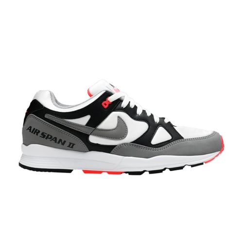 Nike Air Span 2 Hot Coral Men Sneakers Black Dust Solar Red White