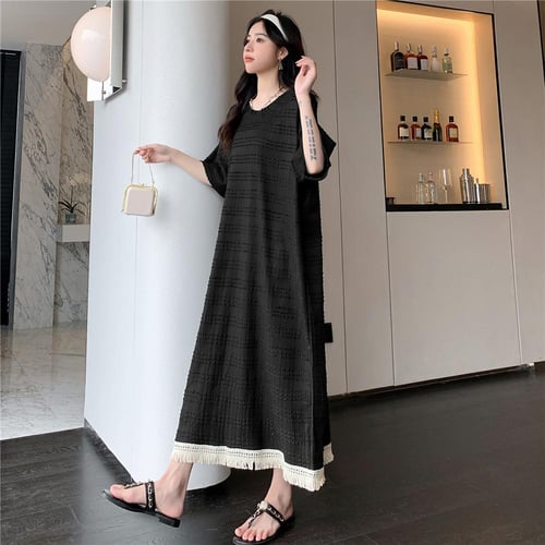Mesh t shirt dress plus size top