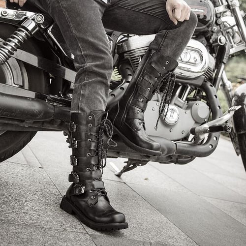 Mens gothic boots cheap discount