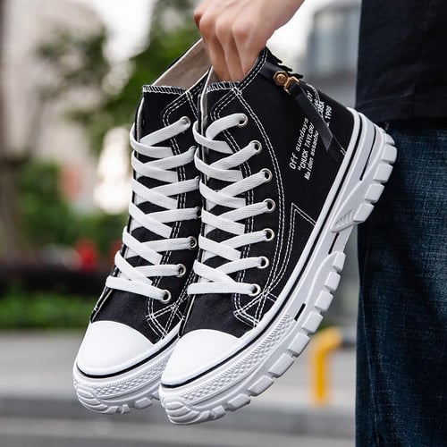 Mens high top canvas shoes on sale