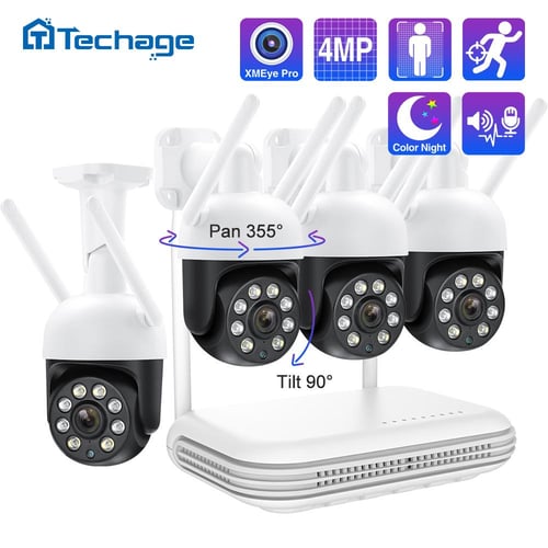 Techage wireless security camera hotsell system