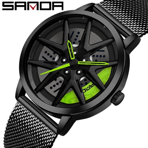 SANDA New Personality Cool Men s Quartz Watch Wheel Series Dial Casual Network with Men s Watch buy SANDA New Personality Cool Men s Quartz Watch