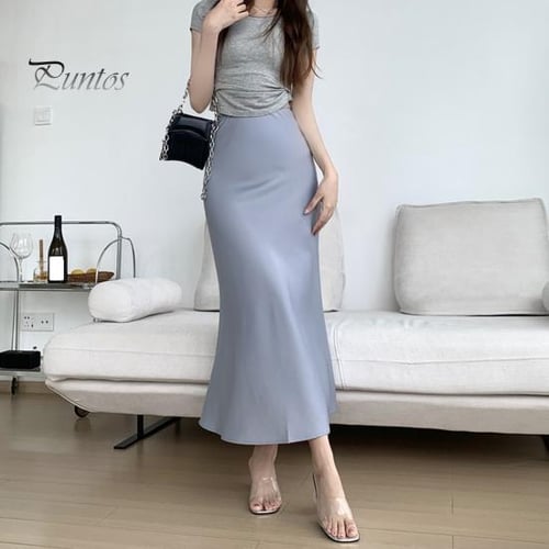 Maxi fishtail skirt shop