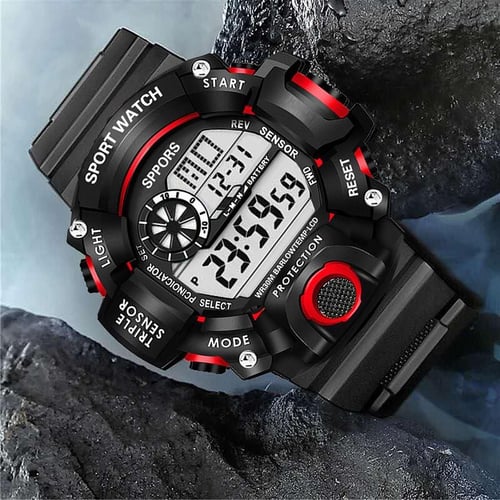 Luminous digital sales watch