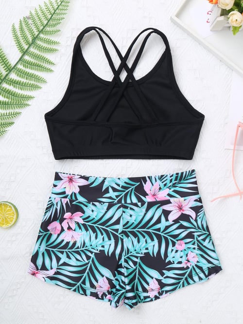 Tank top and shorts swimwear shop