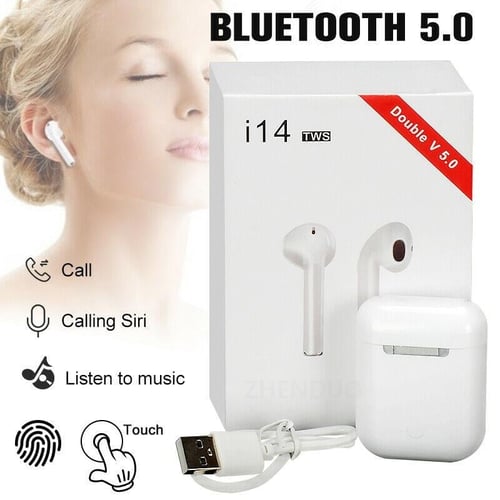 i14 TWS 1 1 Mini Ear Pods Wireless Bluetooth 5.0 Touch Control