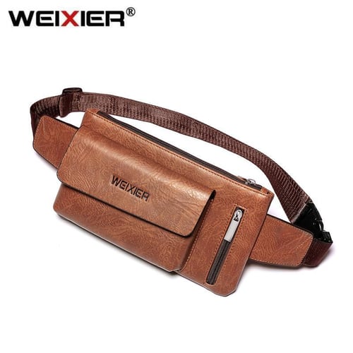 WEIXIER Men Casual Crossbody Bag Fashion Brand Design Waist Bag