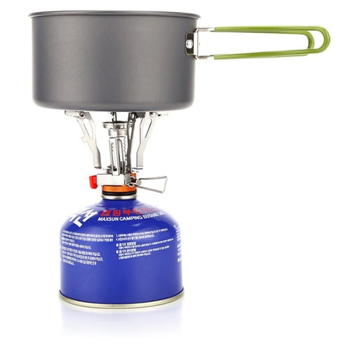 Etekcity ultralight portable outdoor backpacking camping stove with piezo ignition outlet
