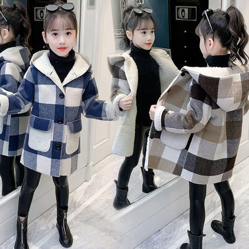 Big girls wool coats outlet