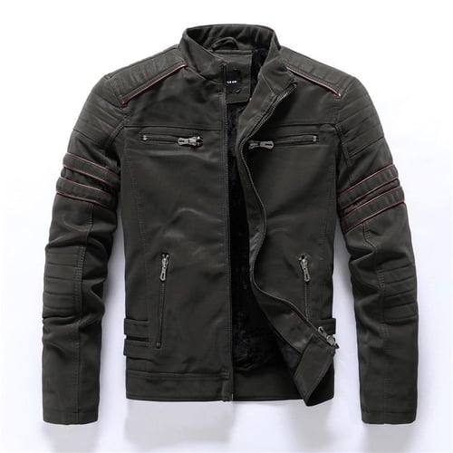 ジャケット・アウター VINTAGE MULTIPOCKET LEATHER JACKET VINTAGE MULTIPOCKET LEATHER JACKET