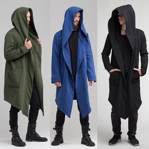 Hooded long cardigan coat outlet