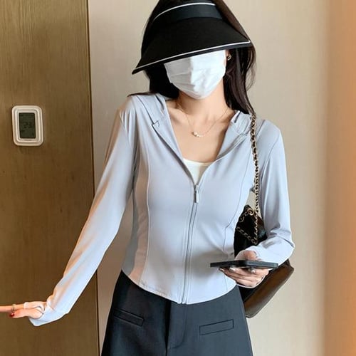 Outdoor casual hooded long sleeve clearance
