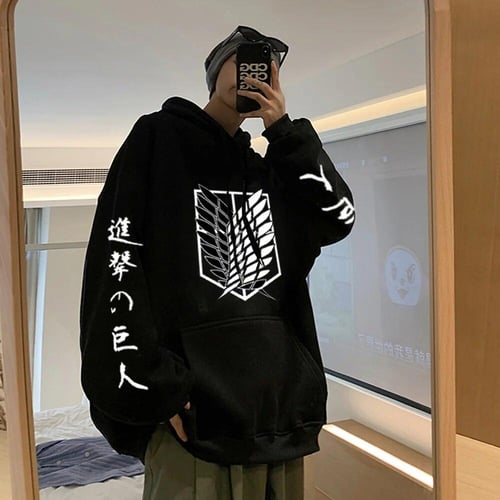 Attack on titan hoodie sweatshirt deals