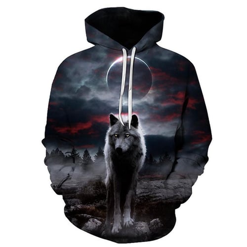 Sweater 3d wolf clearance