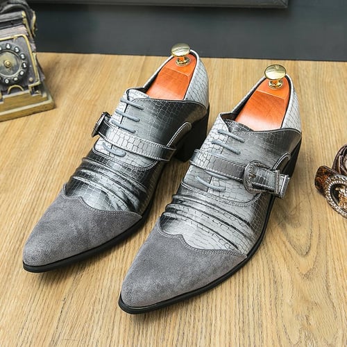 New chic mens leather shoes store