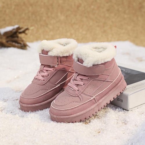 Warm ladies snow boots high boots leather martin boots winter flats boots best sale