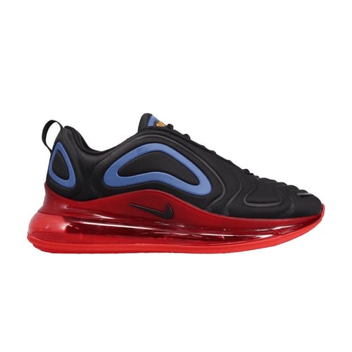 Nike Air Max 720 GS Black Blue Red Kids Sneakers University Gold