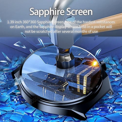 Smart watch with sapphire glass cheap