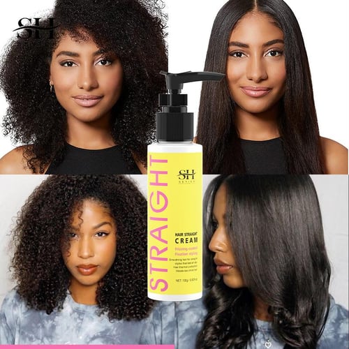 Smooth straight hair best sale