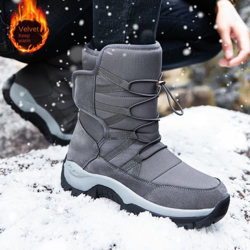 Mens velcro winter boots store