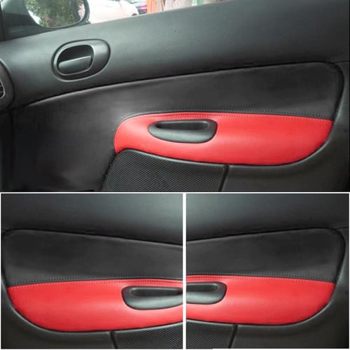 Soft Leather Door Armrest Cover For Peugeot 206 Citroen C2 only 4