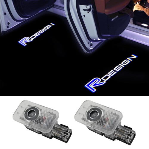 Volvo logo shop door light