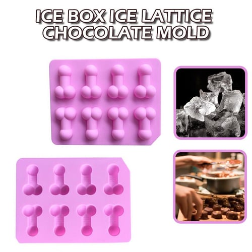 PDTO Funny 3D Silicone Cake Candy Molds Ice Cube Tray Chocolate