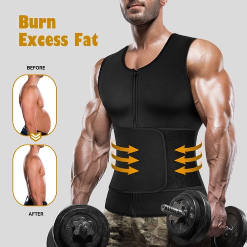 Sweat shaper men top