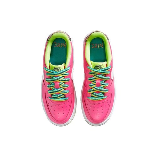 Nike air force 1 7 trainers white oracle pink white clearance