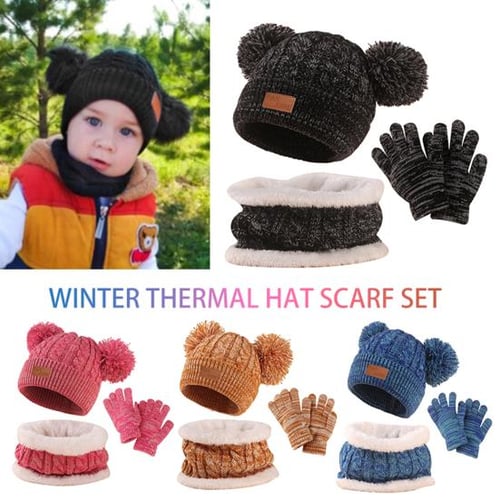 Hat gloves and scarf set toddler new arrivals