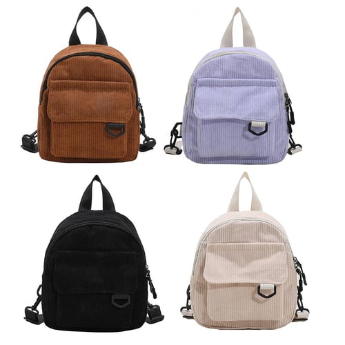Retro corduroy backpack cheap