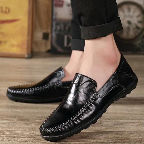 Leather shoes with soft sole new arrivals