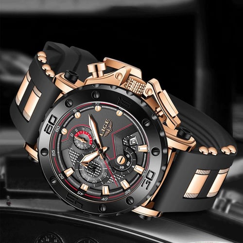 Lige brand cheap men's business watch