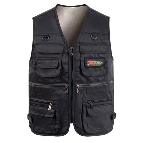Mens big and tall fishing vest best sale