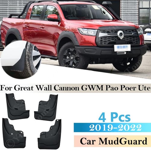 Mud Flaps For Great Wall Cannon GWM Pao Poer Ute 4x4 2022