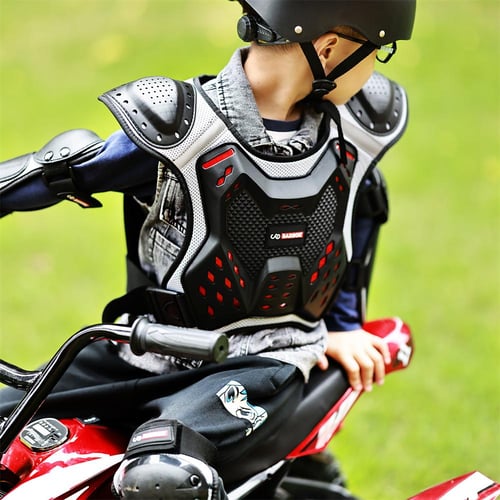Childs Cycle Armor Vest Full Body Jakcet Sports Ski Skateboarding