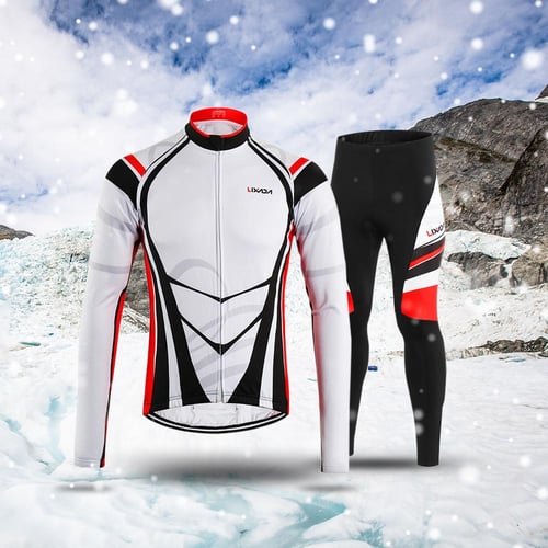 Winter thermal cycling jersey discount