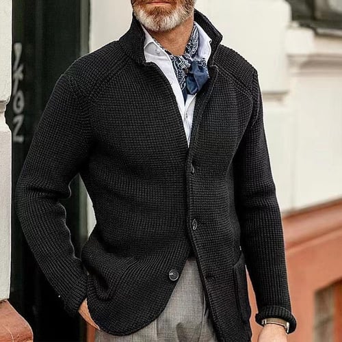 Suit jacket sweater cheap