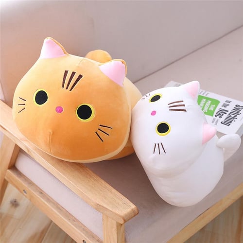 Mollusk throw pillow Cute cat column long pillow Headboard single double pillow nap pillow office cushion Birthday congratulations buy Mollusk throw