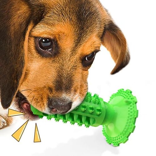 Durable Dog Teeth Cleaning Stick Toy Built in Sound Teeth grinding