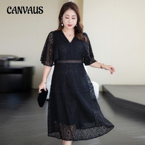 Lace summer dress plus size store